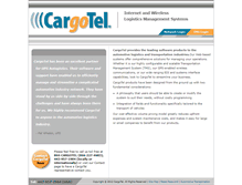 Tablet Screenshot of demo.cargotel.com