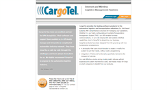 Desktop Screenshot of cargotel.com